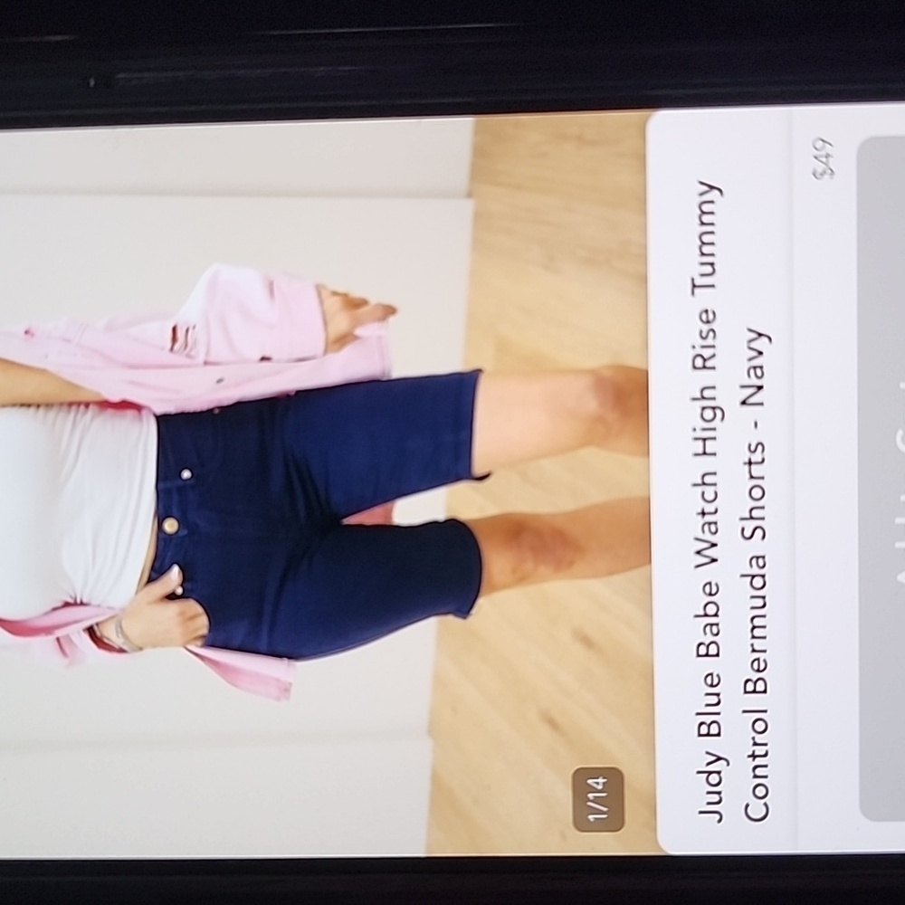 NWT Judy Blue navy Large